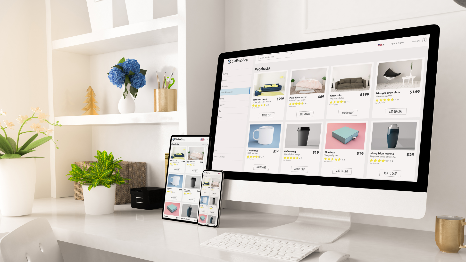 Nowoczesny sklep internetowy. Integracja z allegro.